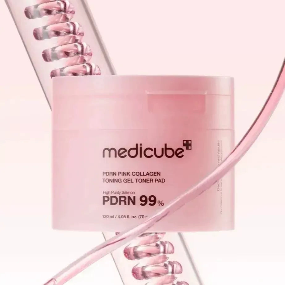 韩国Medicube美蒂秋芙粉色胶原蛋白棉片保湿弹润饱满提亮抗皱正品