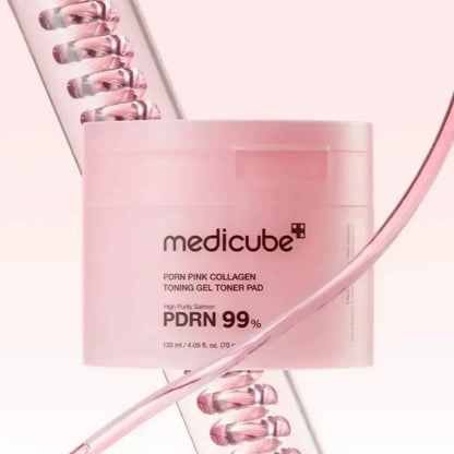 韩国Medicube美蒂秋芙粉色胶原蛋白棉片保湿弹润饱满提亮抗皱正品