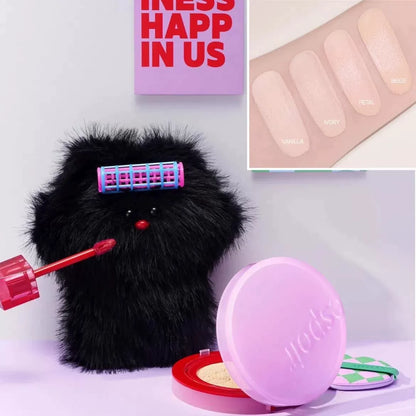 韩国Espoir艾丝珀丝绒无暇气垫柔雾持久遮瑕不脱妆提亮防晒正品