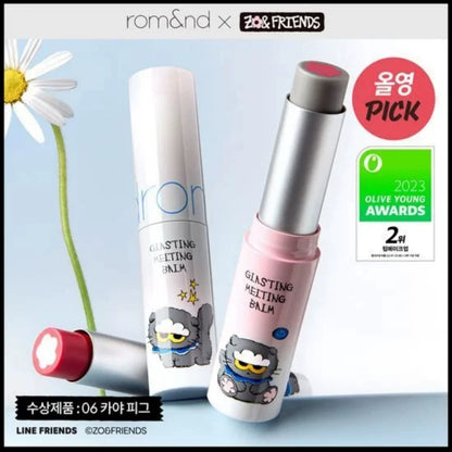 韩国Romand权志龙GD龙猫联名润唇膏保湿持久提升气色不粘杯正品