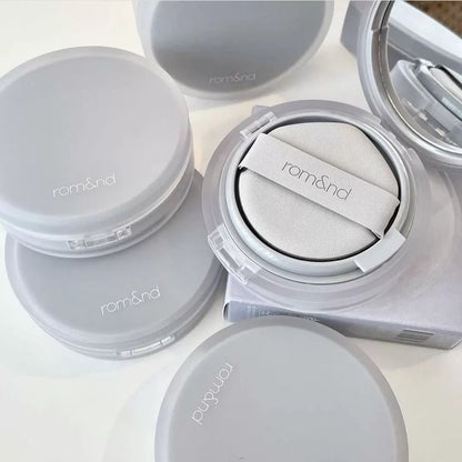 韩国Romand柔焦无瑕气垫半哑光轻薄持久遮瑕保湿防晒不脱妆正品