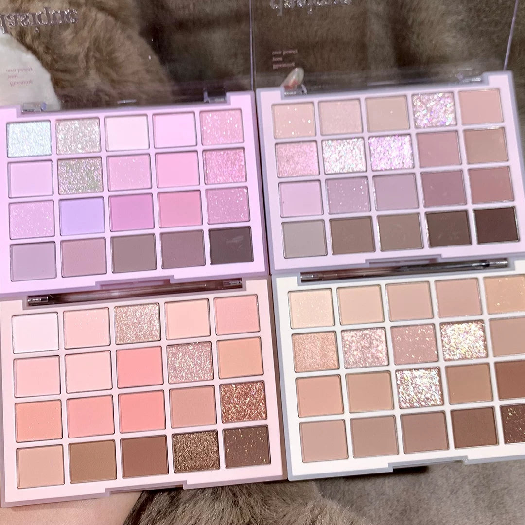 韩国Dasique代曦可20色眼影盘珠光哑光持久不飞粉燕麦奶茶色正品