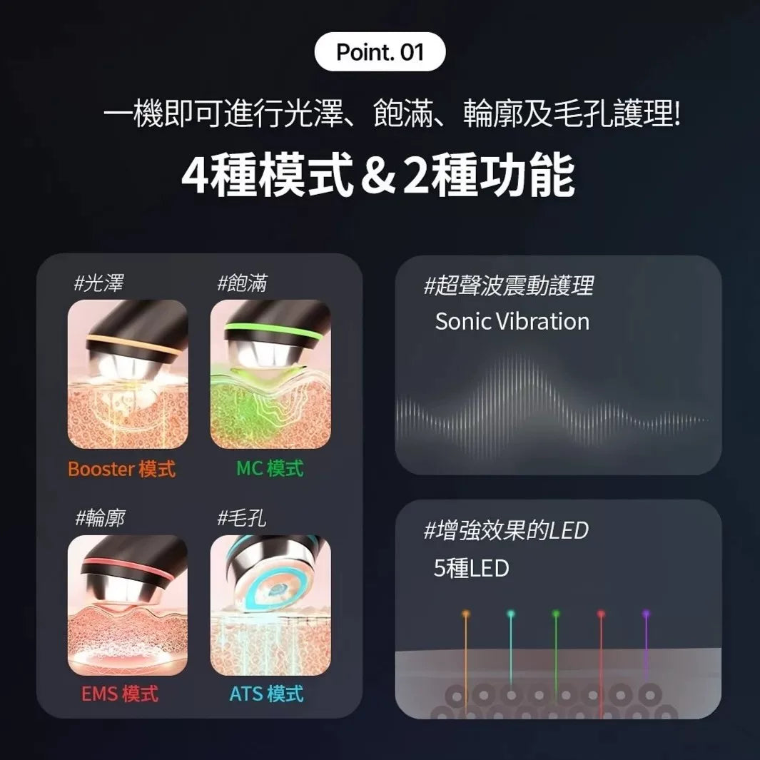 韩国金喜善代言Medicube多效嫩肤美容仪微电流法令纹抗皱紧致正品