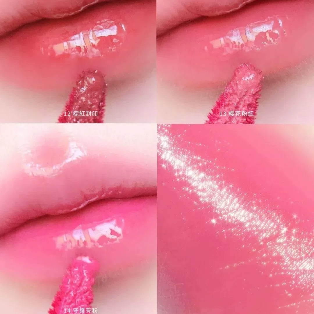 韩国Peripera菲丽菲拉百变小樱限定水光镜面唇釉持久保湿可爱正品