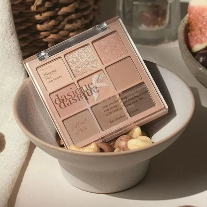 韩国Dasique代曦可无花果坚果系列九色眼影盘四色腮红盘自然正品