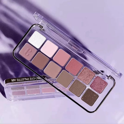 韩国CLIO珂莱欧安宥真12色眼影盘水泥盘哑光珠光消肿提亮显色正品