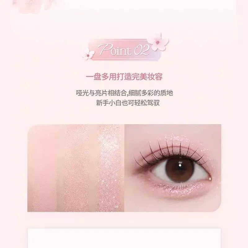 韩国Dasique代曦可樱花限定九色眼影盘持久防汗不飞粉百搭正品