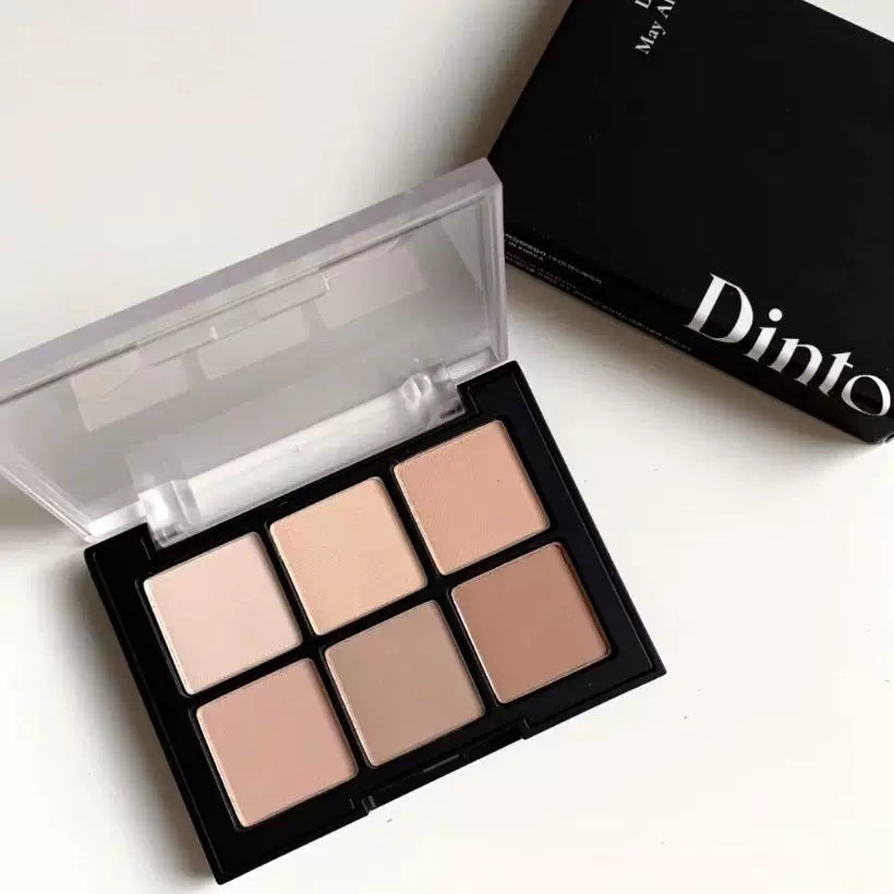 韩国Dinto文佳瑛同款六色眼影盘哑光珠光显色705/704/701正品