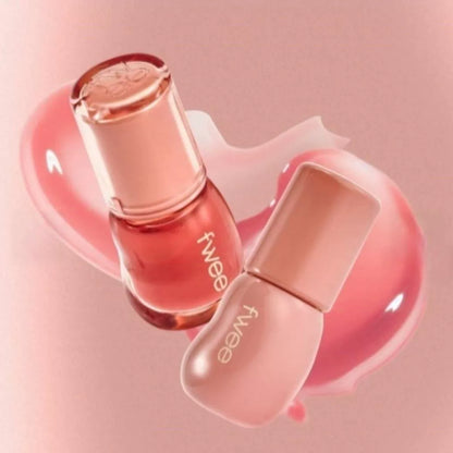 韩国Fwee水光唇釉口红镜面质地水润保湿自然3D立体嘟嘟唇妆容正品