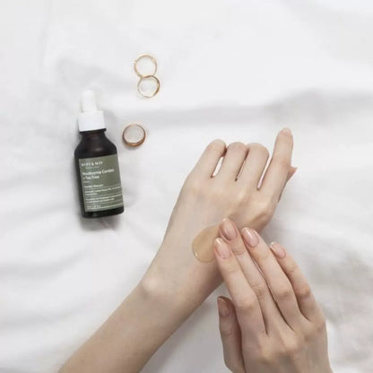 韩国Marynmay鱼腥草茶树面部精华液补水改善毛孔舒缓敏感痘肌正品