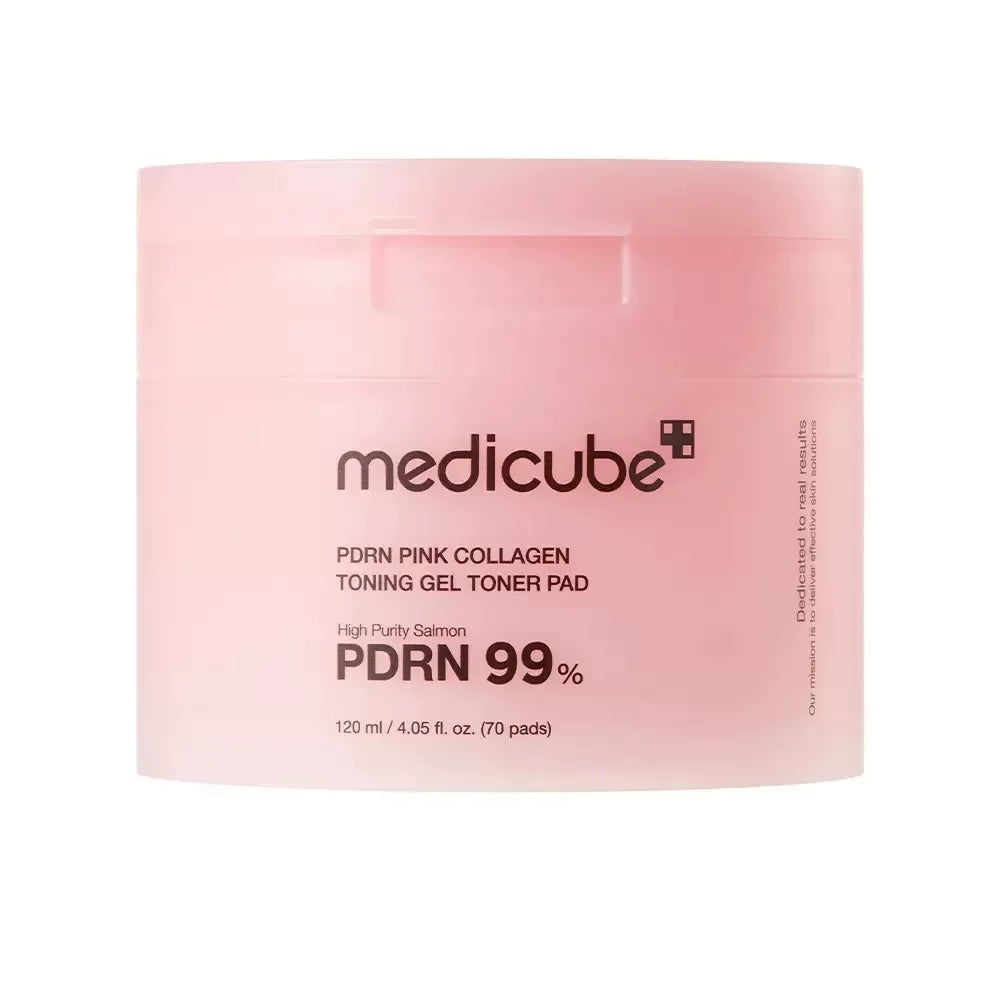 韩国Medicube美蒂秋芙粉色胶原蛋白棉片保湿弹润饱满提亮抗皱正品