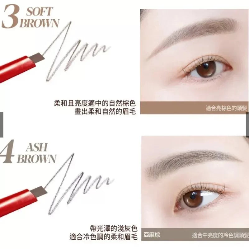 Espoir艾丝珀三角眉毛笔自然眉笔眉刷刷子持久防水不脱色晕染极细