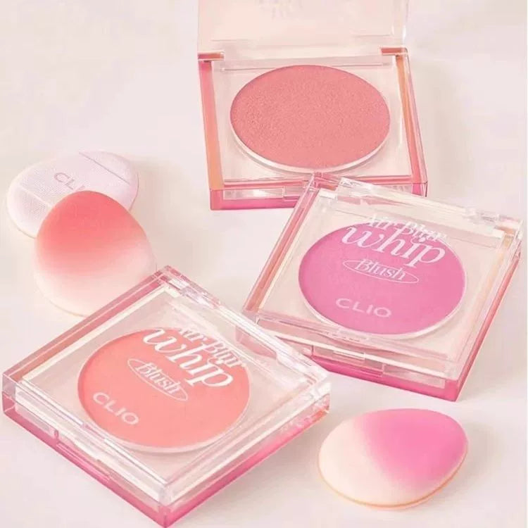 韩国Clio珂莱欧空气冰沙单色腮红柔雾持久提升气色元气少女正品