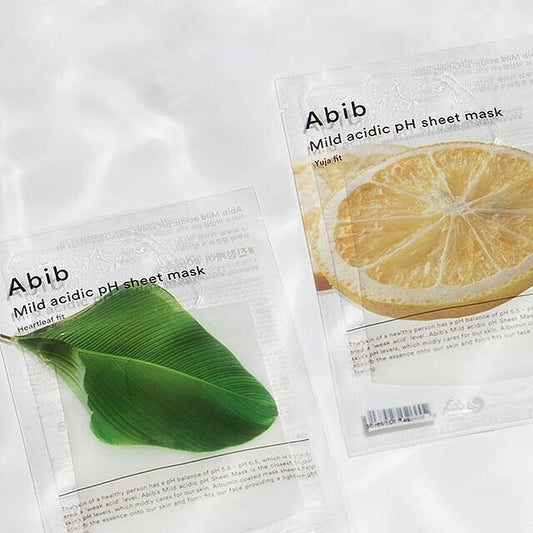In stock｜ABIB Mild acidic pH Sheet Mask 30ml 10pcs 