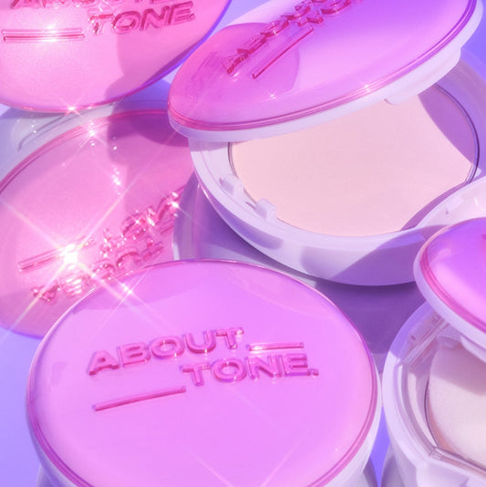 In stock｜EGLIPS ABOUT TONE Ultra-fine powder nude makeup skin brightening powder cake Glow Toneup Pact