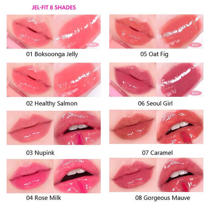 In stock | Amuse Jel-Fit Tint 12-hour long-lasting jelly lip glaze