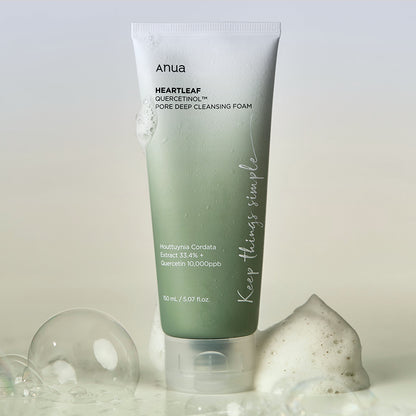 In stock｜ANUA Heartleaf Quercetinol Pore Deep Cleansing Foam