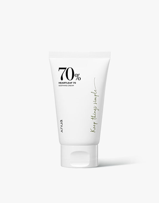 In stock｜ANUA 70% Heartleaf Soothing Cream 100ml 