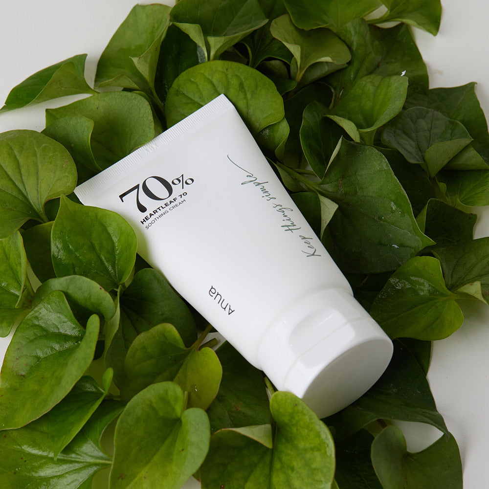 In stock｜ANUA 70% Heartleaf Soothing Cream 100ml 