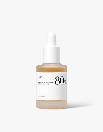 In stock｜ANUA Heartleaf 80% Soothing Moisture Ampoule 30ml 