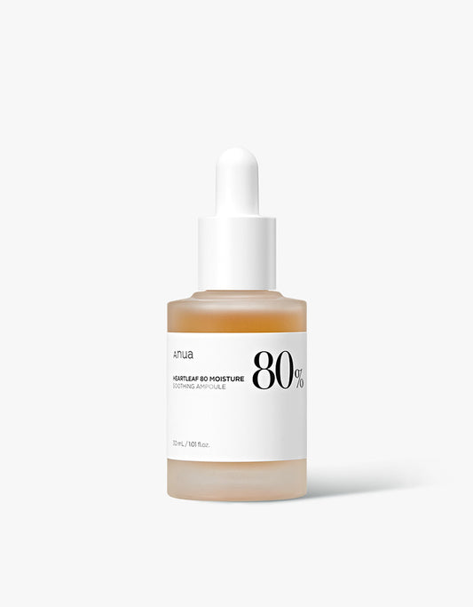 In stock｜ANUA Heartleaf 80% Soothing Moisture Ampoule 30ml 