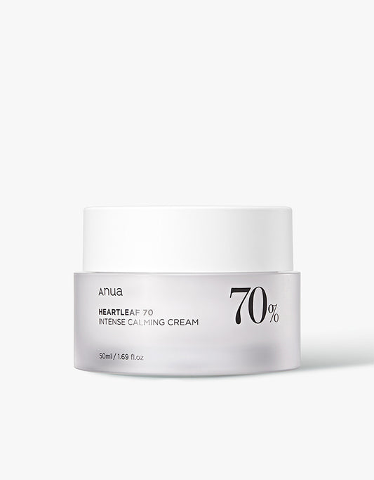 In stock | ANUA Heartleaf 70 Intense Calming Cream 70% High Concentration Houttuynia Soothing Moisturizing Cream – 50ml 