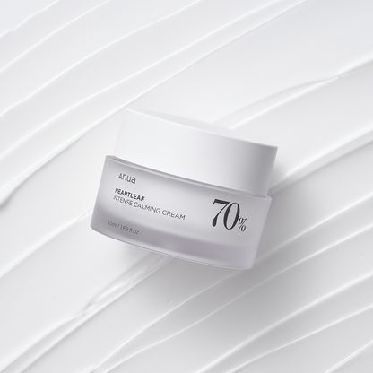 In stock | ANUA Heartleaf 70 Intense Calming Cream 70% High Concentration Houttuynia Soothing Moisturizing Cream – 50ml 