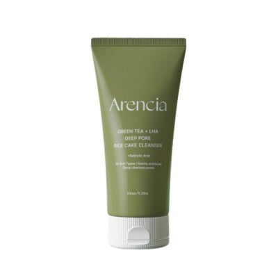 In stock｜Arencia Fresh Green Tea + LHA Deep Pore Rice Cake Cleanser 150g Green Tea LHA Deep Pore Cleanser 150g