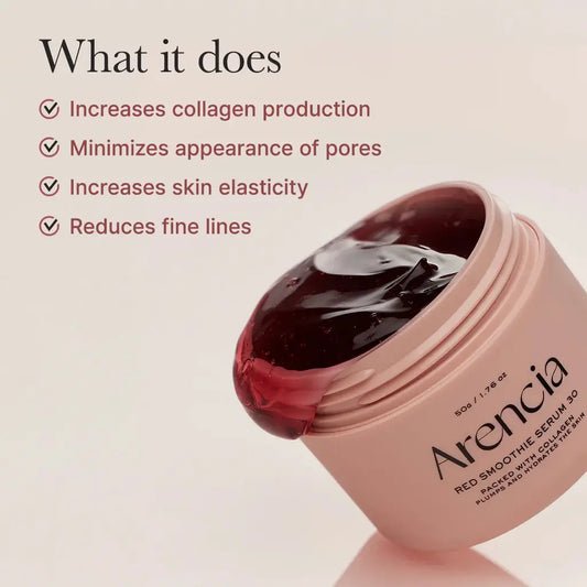 In stock｜Arencia Red Smoothie Serum 30 50g Collagen Pore-tightening Serum 50g