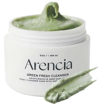 In stock｜Arencia Fresh Green Cleanser 120g Fresh Green Tea Blackhead Remover Cleanser 120g