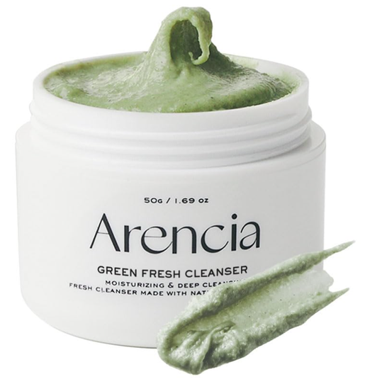 In stock｜Arencia Fresh Green Cleanser 120g Fresh Green Tea Blackhead Remover Cleanser 120g
