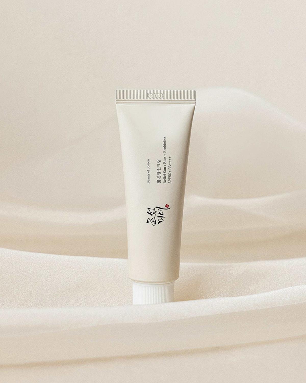分享到  現貨｜Beauty of Joseon Relief Sun : Rice + Probiotics 有機米糠益生菌保濕防曬 SPF50+ PA++++ 50ml