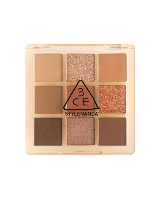 3CE Multi Eye Color Palette 9 Sunset Butter Eyeshadow Palette #Butter Cream 