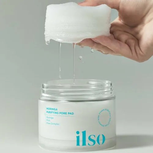 現貨｜ilso Moringa Purifying Pore Pad 辣木籽淨化角質護理毛孔爽膚棉片 60片