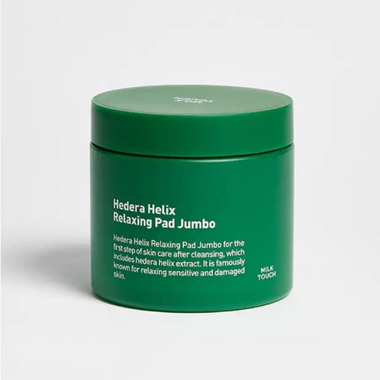 现货 ｜Milk Touch Hedera Helix Relaxing Pad Jumbo 💚常春藤舒緩保濕Jumbo爽膚棉片💚 – 60片裝