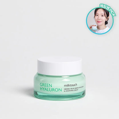 现货｜Happyrim X Milk Touch Hedera Helix Green Hyaluron 6sec Moisture Cream 洋常春藤玻尿酸6秒補水降溫面霜 – 50ml