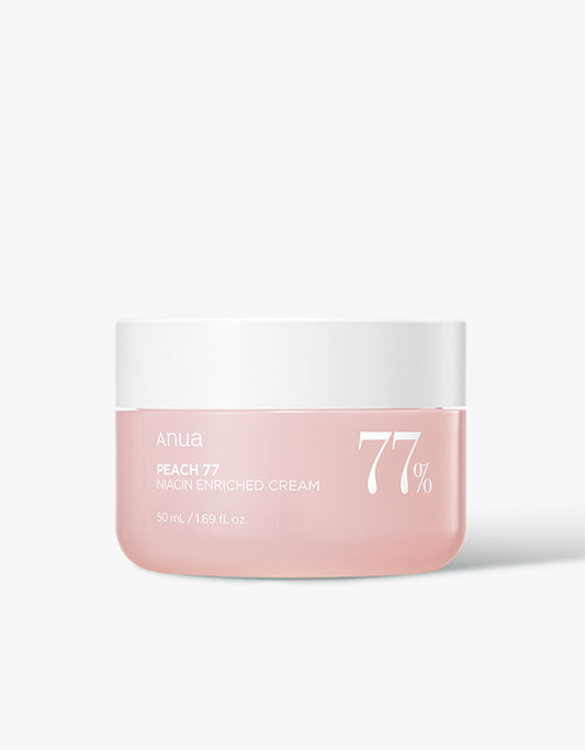 In stock｜Anua Peach 77% Niacin Enriched Cream Brightens and Rejuvenates Skin Peach Blossom Moisturizing Gel Cream – 50ml 