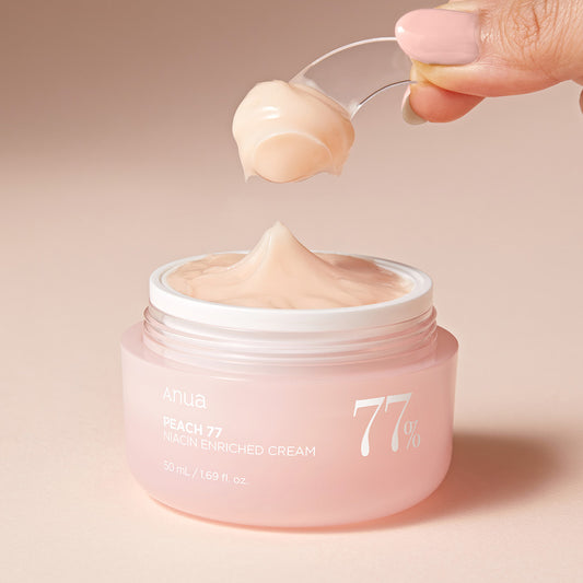 In stock｜Anua Peach 77% Niacin Enriched Cream Brightens and Rejuvenates Skin Peach Blossom Moisturizing Gel Cream – 50ml 