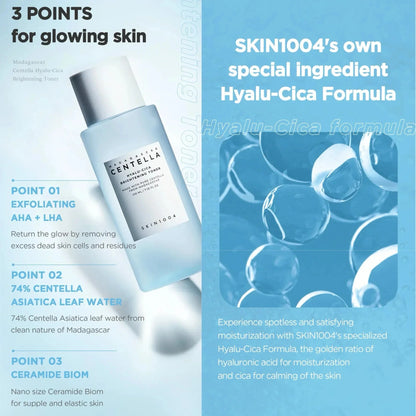 現貨｜SKIN1004 Madagascar Centella Hyalu-Cica Brightening Toner 積雪草玻尿酸亮白爽膚水 210ml