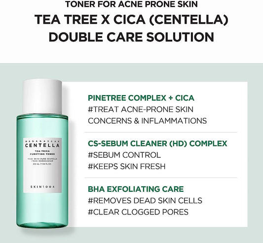 現貨｜SKIN1004 積雪草茶樹控油消炎調理爽膚水 Madagascar Centella Teatrica Purifying Toner 210ml