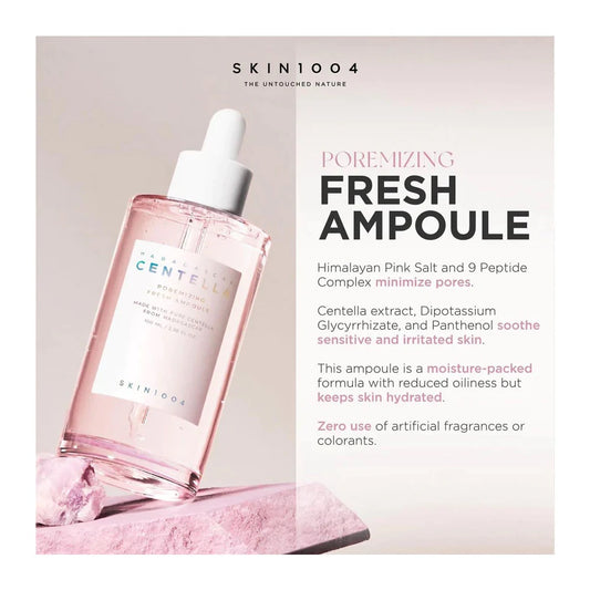 現貨｜SKIN1004 馬達加斯加積雪草粉鹽緊緻毛孔精華液 Poremizing Fresh Ampoule 100ml
