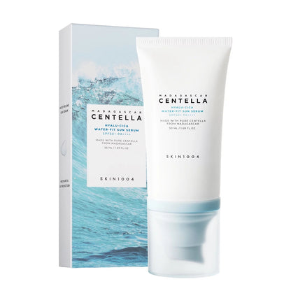 現貨｜SKIN1004 積雪草玻尿酸水感防曬精華 SPF50 PA++++ Madagascar Centella Hyalu-Cica Water-Fit Sun Serum 50ml