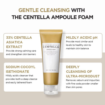 現貨｜SKIN1004 Madagascar Centella Ampoule Foam 馬達加斯加積雪草精華洗面奶 125ml
