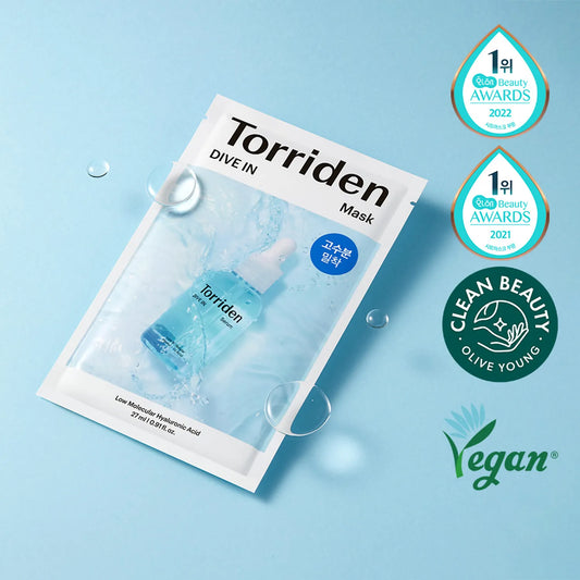 In stock｜TORRIDEN DIVE-IN Low Molecule Hyaluronic Acid Maskpack 5pcs/10pcs 