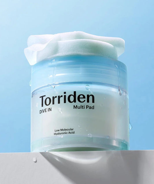 In stock | Torriden DIVE-IN Low Molecule Hyaluronic acid Multi Pad 80pcs 