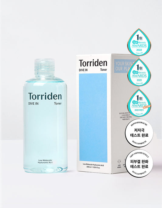 In stock｜TORRIDEN DIVE-IN Low Molecule Hyaluronic acid Toner 300ml 
