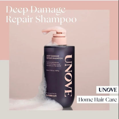 現貨｜UNOVE 染燙毛躁受損髮質 深層修護洗頭水 Deep Damage Repair Shampoo 500ml